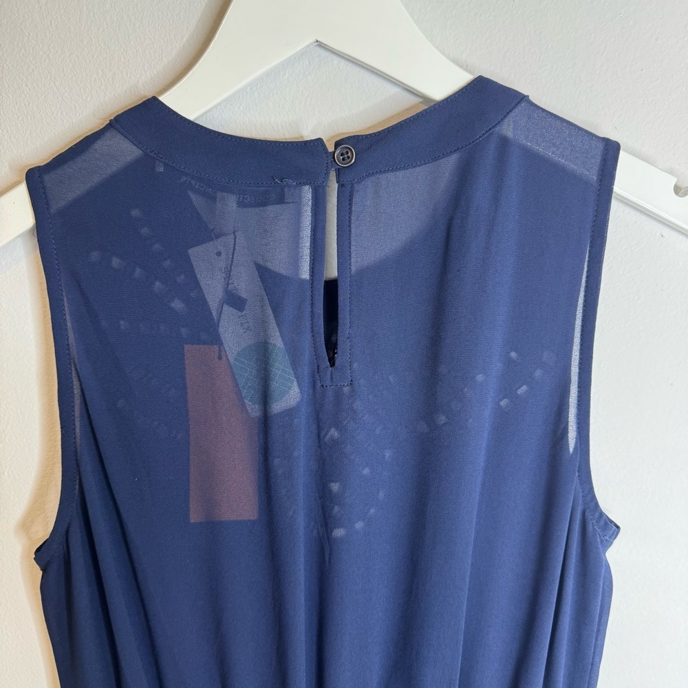 NWT | Collective Concepts Kaeli Eyelet Detail Dress | Navy | Size Large - Picture 4 of 6